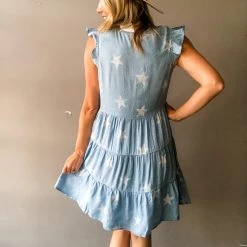 Blue Buttercup Clothing Shooting For The Stars Dress