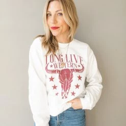 Benie Los Angeles Long Live Western Sweatshirt Clothing