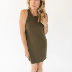 Chaser Brand Chaser Ribbed Shirttail Dress Clothing