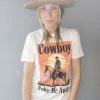 Lotus Fashion Cowboy Take Me Away Graphic Tee Clothing