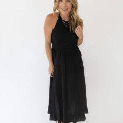 Pinch Connie Halter Maxi Dress