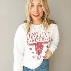 Benie Los Angeles Long Live Western Sweatshirt Clothing