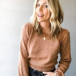 Saltwater Luxe Bordeaux Sweater