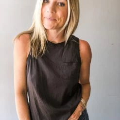 Chaser Brand Clothing Chaser Rpet Muscle Pocket Tank