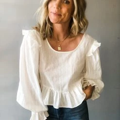 Dress Forum Emma Lace Up Top Clothing