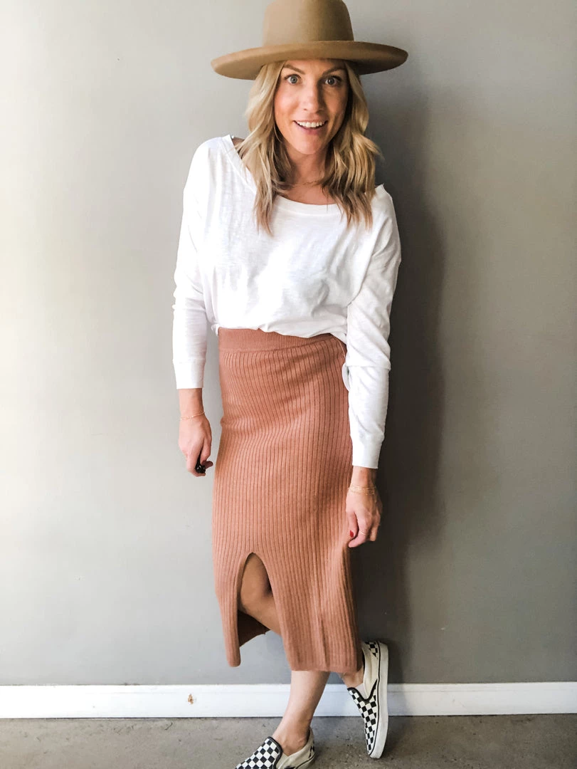 Wishlist Out Late Ribbed Midi Skirt 3 Wishlist Out Late Ribbed Midi Skirt