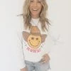Wknder Smiley Cowboy Sweatshirt