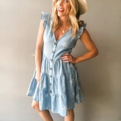 Blue Buttercup Clothing Shooting For The Stars Dress