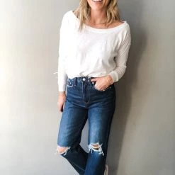 Pistola Cassie Super High Rise Straight Crop