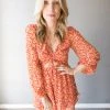 Lush Clothing Ruby Floral Romper