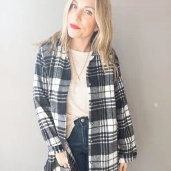 Adora Bad Attitude Flannel Shirt Dress Clothing 10 Adora Bad Attitude Flannel Shirt Dress Clothing