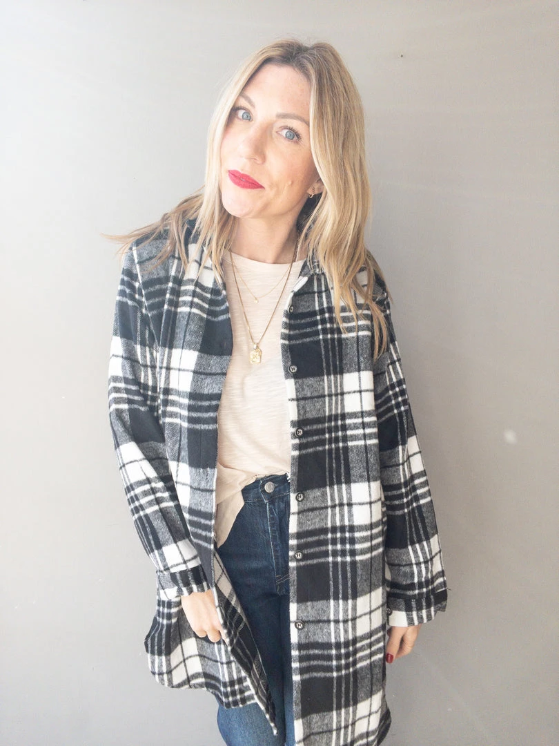 Adora Bad Attitude Flannel Shirt Dress Clothing 4 Adora Bad Attitude Flannel Shirt Dress Clothing