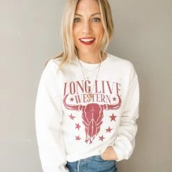 Benie Los Angeles Long Live Western Sweatshirt Clothing