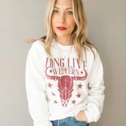 Benie Los Angeles Long Live Western Sweatshirt Clothing