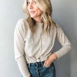 Lush Clothing Knot Much Long Sleeve