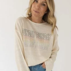 Listicle Sunday Funday Sweater Clothing