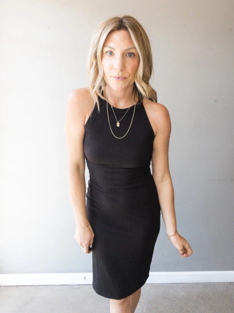 Project Social T Day To Night Halter Rib Dress Clothing 1 Project Social T Day To Night Halter Rib Dress Clothing