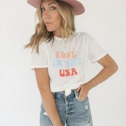 Space 46 Clothing Rosé In The USA Graphic Tee