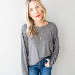 Listicle Clothing Meridian Knot Back Long Sleeve