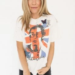 Bricky Clothing Sir Elton John Patch Tee