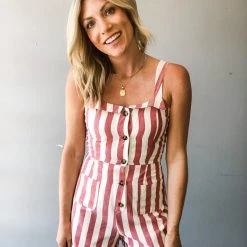 Dress Forum Clothing It's A Win Striped Romper