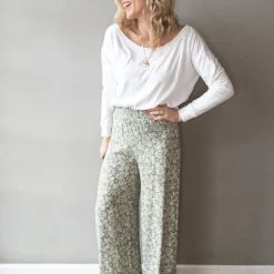 Audrey 3+1 Clothing Keepin It Sunday Palazzo Pants