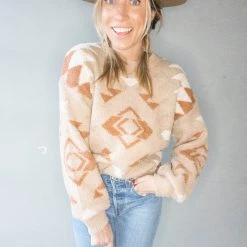 Very J Way Back West Sweater Clothing