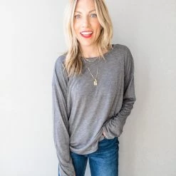 Listicle Clothing Meridian Knot Back Long Sleeve