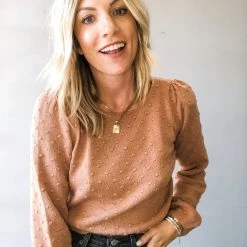 Saltwater Luxe Bordeaux Sweater