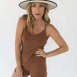Project Social T Best Coast Rib Romper New Arrivals