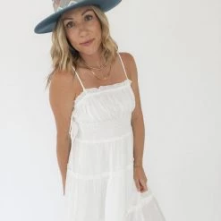 Pinch Clothing Moving On Tiered Midi Dress