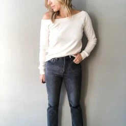 Pistola Keaton High Rise Slim Straight