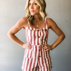 Dress Forum Clothing It's A Win Striped Romper 12 Dress Forum Clothing It's A Win Striped Romper