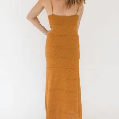 Lush Desert Tripper Knit Maxi Dress