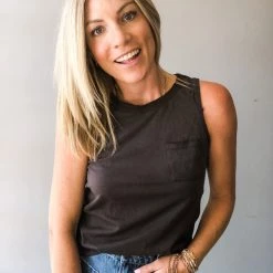 Chaser Brand Clothing Chaser Rpet Muscle Pocket Tank