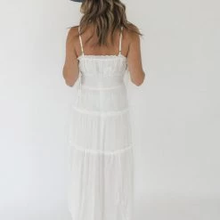 Pinch Clothing Moving On Tiered Midi Dress