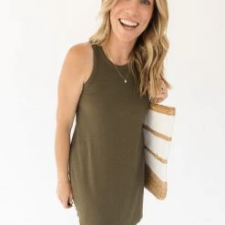 Chaser Brand Chaser Ribbed Shirttail Dress Clothing