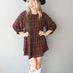 Audrey 3+1 Time For Christmas Baby Doll Dress