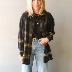 Audrey 3+1 Clothing Oakley Oversized Flannel