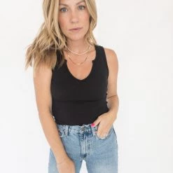 Project Social T Madly Rib Notch Tank New Arrivals