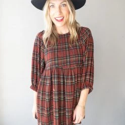 Audrey 3+1 Time For Christmas Baby Doll Dress