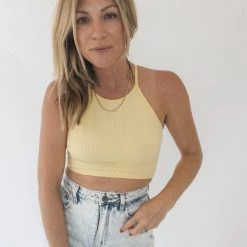 Trend Notes On The Go Rib Knit Halter Crop New Arrivals 12 Trend Notes On The Go Rib Knit Halter Crop New Arrivals