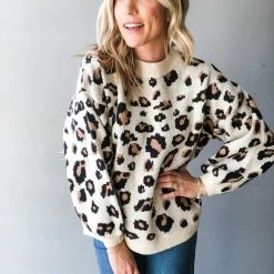 In Loom Mad About Leopard Sweater Clothing