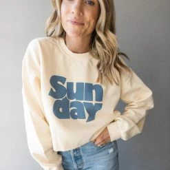 Project Social T Clothing Crew Cropped Sweatshirt