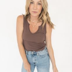 Project Social T Madly Rib Notch Tank New Arrivals