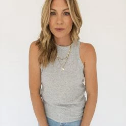 Chaser Brand Clothing Chaser High Neck Racer Tank