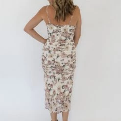 Mable Somewhere Special Ruched Midi Dress