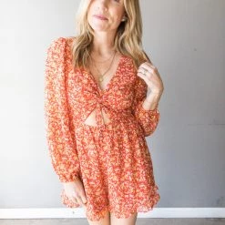 Lush Clothing Ruby Floral Romper