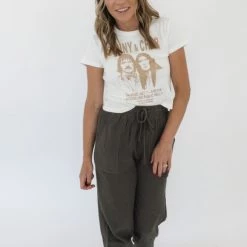 Pinch Point Dume Washed Cotton Joggers Clothing