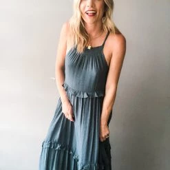 Listicle Clothing On The Horizon Halter Dress